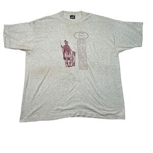 Vintage 1996 Jesus Encounter Christian College Tee T-Shirt Gray Adult Size XXL